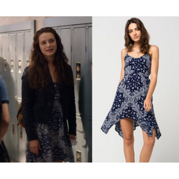 Socialite Bandanna Hanky Asymmetrical Dress Medium - Picture 6 of 6